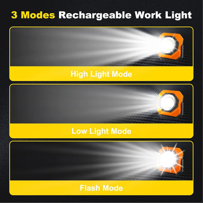 Luz Solar Led Cob Magnetica 20W